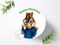 Preview: Alvin und die Chipmunks Tortenaufleger Ø 20cm, 0046w