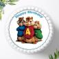 Preview: Alvin und die Chipmunks Tortenaufleger Ø 20cm, 0064w