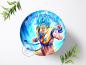 Preview: Naruto-and-Sasuke Tortenaufleger Ø 20cm, 0094z