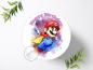 Preview: Super Mario Tortenaufleger Ø 20cm, 0099z