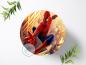 Preview: Spider Man Tortenaufleger Ø 20cm, 0132w