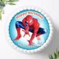 Preview: Spider Man Tortenaufleger mit Wunschname, Ø 20cm, 0214W