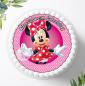 Preview: Minnie Maus Tortenaufleger Ø 20cm, 0222w