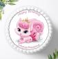 Preview: Disney Palace Pets mit Wunschname Tortenaufleger Ø 20cm, 0287z