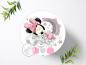 Preview: Minnie Maus Tortenaufleger Ø 20cm, 0291w