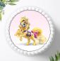 Preview: Disney Palace Pets mit Wunschname Tortenaufleger Ø 20cm, 0293z