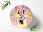 Preview: Minnie Maus Tortenaufleger Ø 20cm, 0296w
