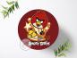 Preview: Angry Birds Tortenaufleger Ø 20cm, 0373w