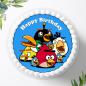 Preview: Angry Birds Tortenaufleger Ø 20cm, 0374w