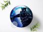 Preview: Black Panther Tortenaufleger Ø 20cm, 0402w