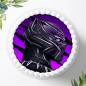 Preview: Black Panther Tortenaufleger Ø 20cm, 0407w