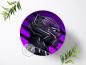 Preview: Black Panther Tortenaufleger Ø 20cm, 0407w