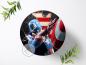 Preview: Captain America Tortenaufleger Ø 20cm, 0459w