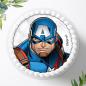 Preview: Captain America Tortenaufleger Ø 20cm, 0464w