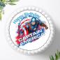 Preview: Captain America Tortenaufleger Ø 20cm, 0465w