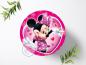 Preview: Minnie Maus Tortenaufleger Ø 20cm, 0471w