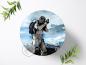 Preview: Star Wars Tortenaufleger Ø 20cm, 0736w