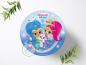 Preview: Shimmer & Shine Tortenaufleger Ø 20cm, 0828w