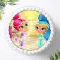 Preview: Shimmer & Shine Tortenaufleger Ø 20cm, 0830w