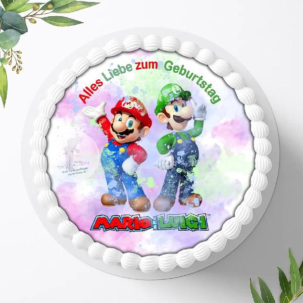 Super Mario Tortenaufleger Ø 20cm, 0008z