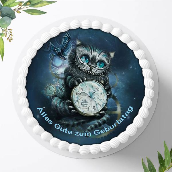 Alice im Wunderland Tortenaufleger Ø 20cm, 0037w