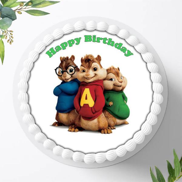 Alvin und die Chipmunks Tortenaufleger Ø 20cm, 0045w