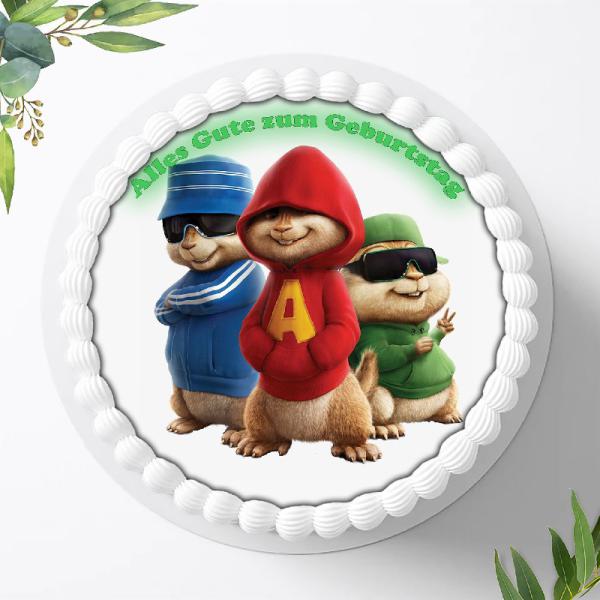 Alvin und die Chipmunks Tortenaufleger Ø 20cm, 0048w