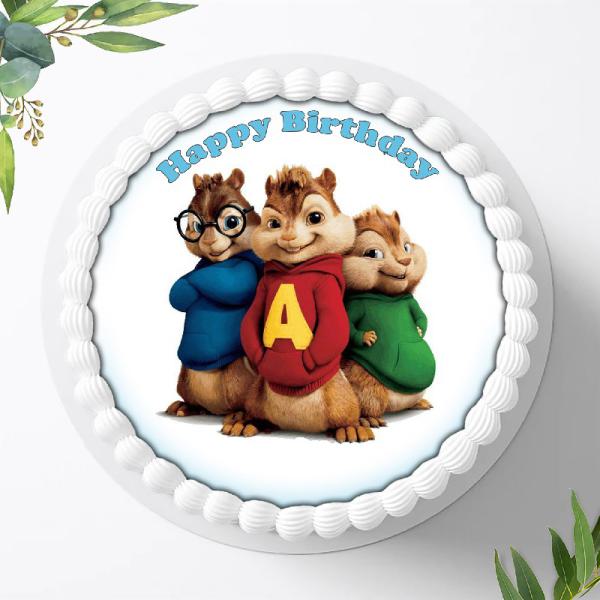 Alvin und die Chipmunks Tortenaufleger Ø 20cm, 0053w