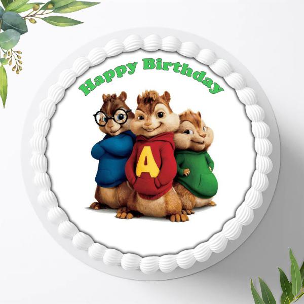 Alvin und die Chipmunks Tortenaufleger Ø 20cm, 0056w