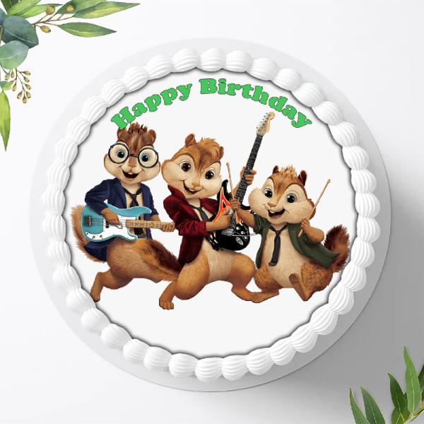 Alvin und die Chipmunks Tortenaufleger Ø 20cm, 0058w