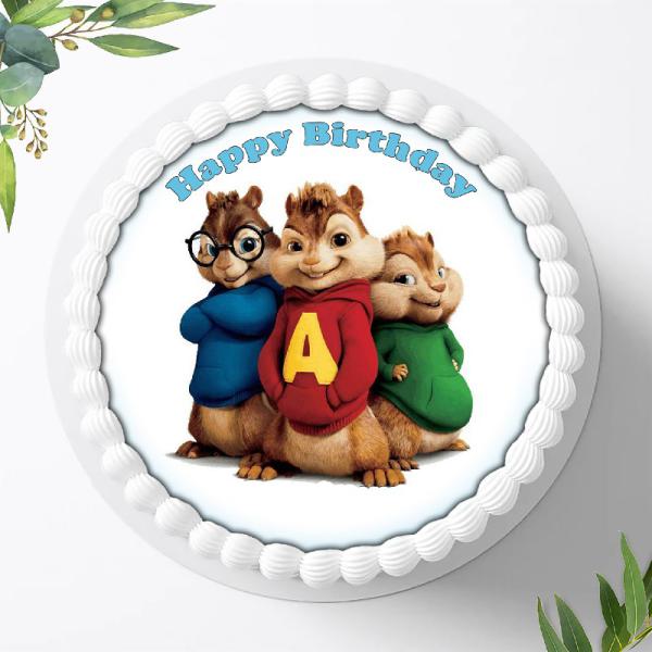 Alvin und die Chipmunks Tortenaufleger Ø 20cm, 0064w