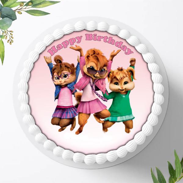 Alvin und die Chipmunks Tortenaufleger Ø 20cm, 0065w