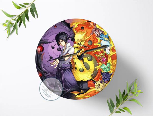Naruto-and-Sasuke Tortenaufleger Ø 20cm, 0075z