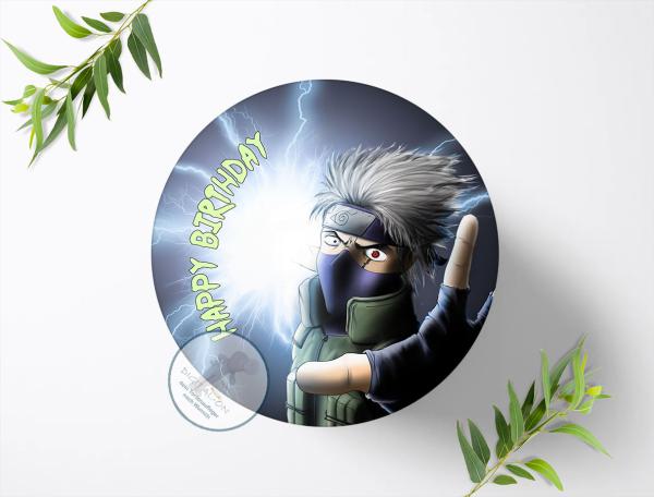 Naruto-and-Sasuke Tortenaufleger Ø 20cm, 0079z