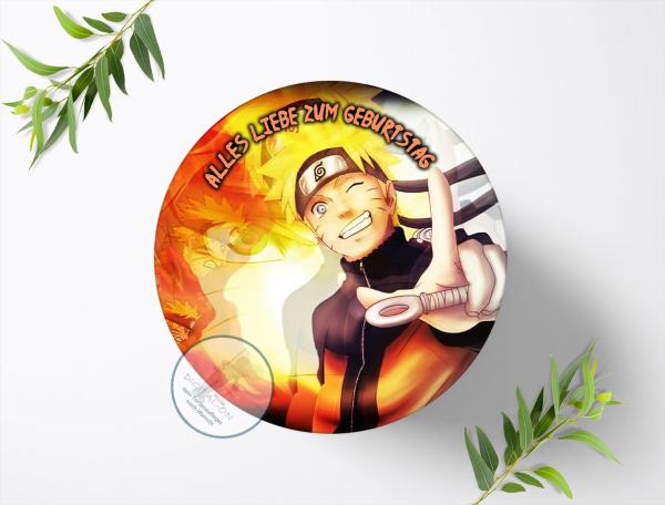 Naruto-and-Sasuke Tortenaufleger Ø 20cm, 0083z