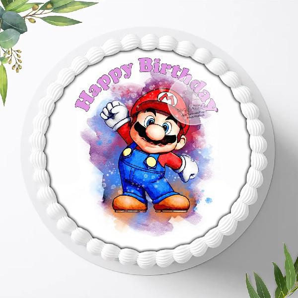 Super Mario Tortenaufleger Ø 20cm, 0098z
