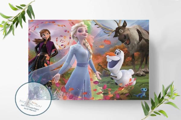 Frozen Die Eiskönigin Tortenaufleger Ø A4, 0163z