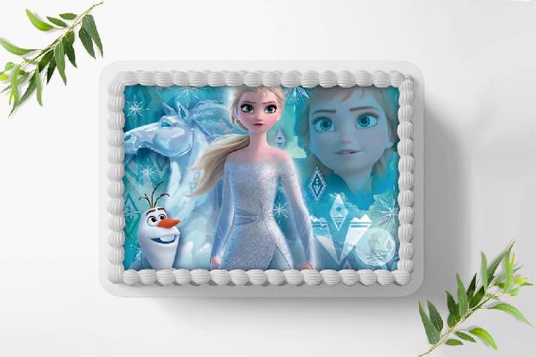 Frozen Die Eiskönigin Tortenaufleger Ø A4, 0165z