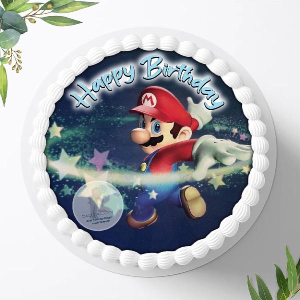 Super Mario Tortenaufleger Ø 20cm, 0233W