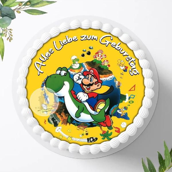 Super Mario Tortenaufleger Ø 20cm, 0234W