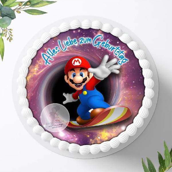 Super Mario Tortenaufleger Ø 20cm, 0252w