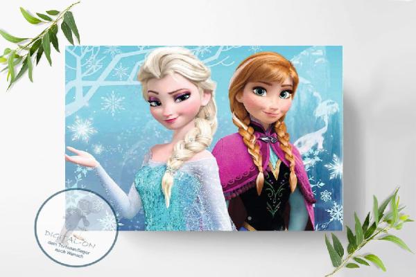 Frozen Die Eiskönigin Tortenaufleger Ø A4, 0257w