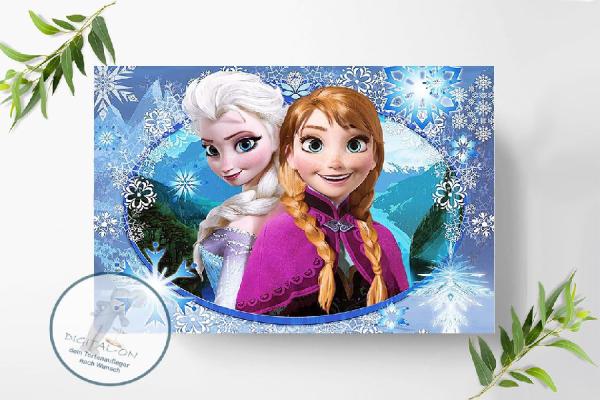 Frozen Die Eiskönigin Tortenaufleger Ø A4, 0261w