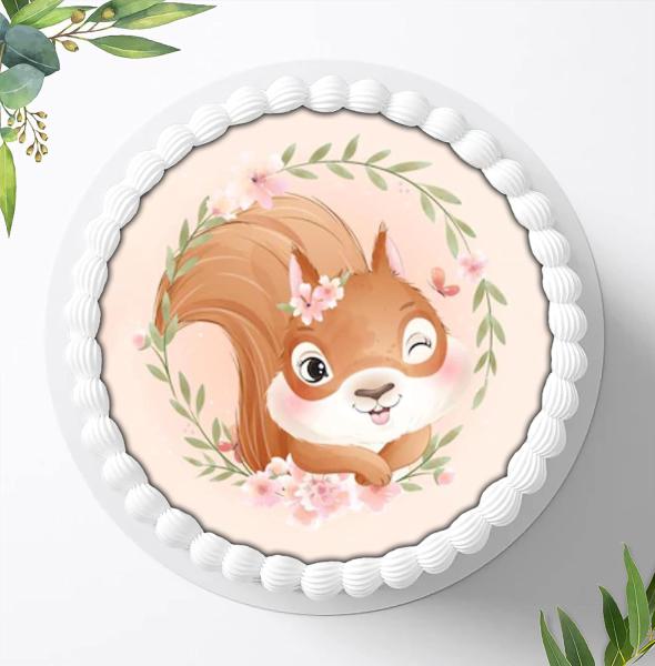 Dschungeltiere Safari Tortenaufleger Ø 20cm, 0285z