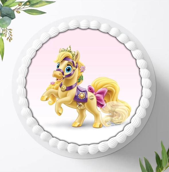 Disney Palace Pets mit Wunschname Tortenaufleger Ø 20cm, 0293z
