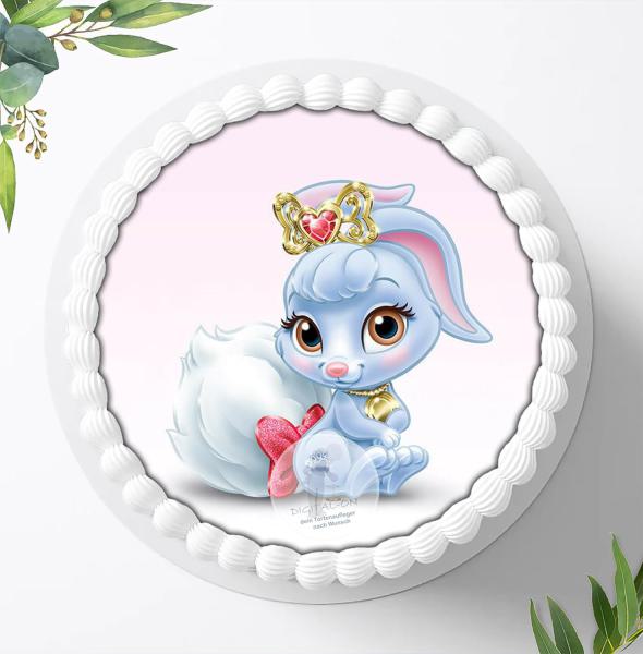 Disney Palace Pets mit Wunschname Tortenaufleger Ø 20cm, 0296z
