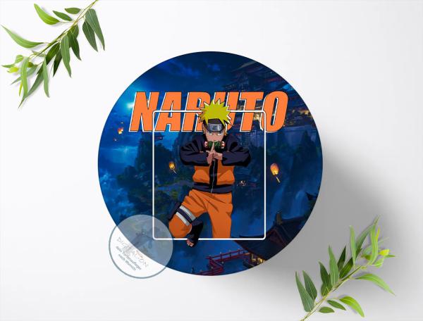 Naruto-and-Sasuke Tortenaufleger Ø 20cm, 0302c