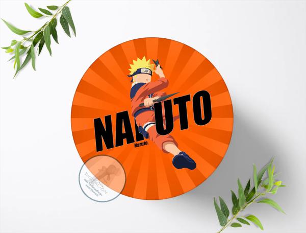 Naruto-and-Sasuke Tortenaufleger Ø 20cm, 0303c