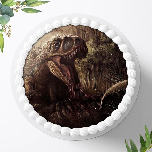 Dinosaurier Tortenaufleger Ø 20cm, 0404c