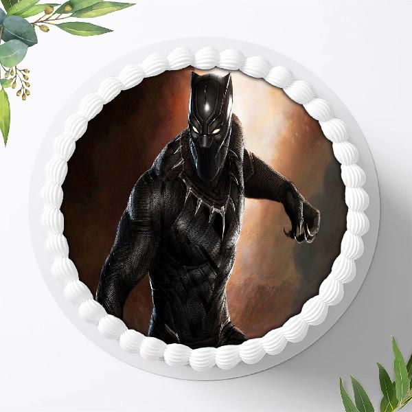 Black Panther Tortenaufleger Ø 20cm, 0414w